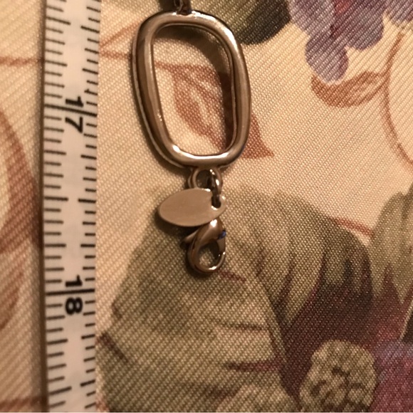 LIA SOPHIA SILVER-TONED GEOMETRIC NECKLACE - Picture 8 of 11